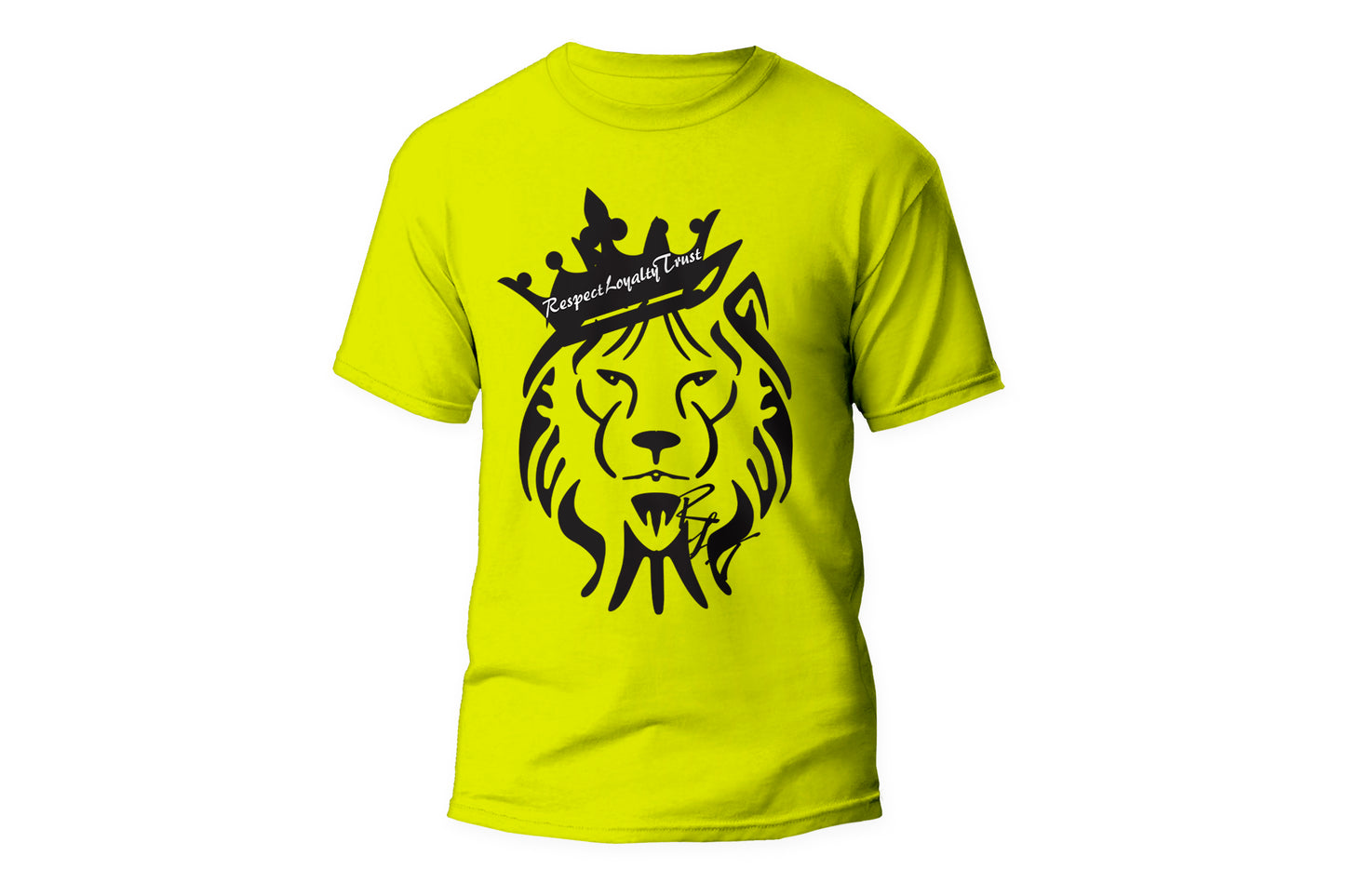 Yellow Crowned Lion T-Shirt - RLTUniverse